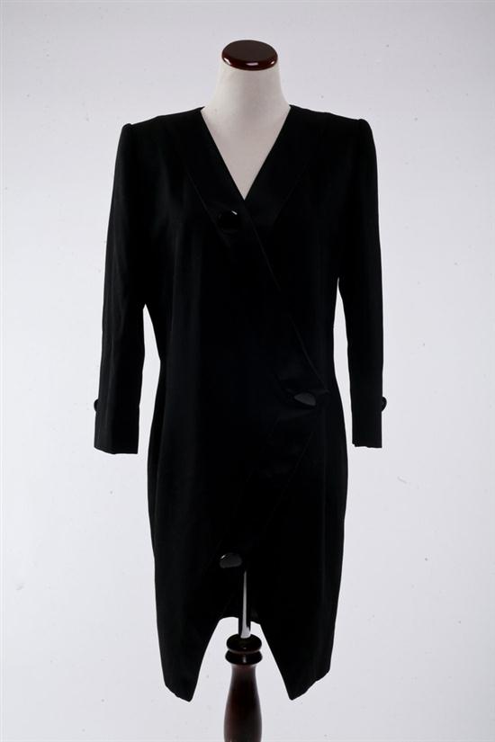 YVES SAINT LAURENT BLACK WOOL AND 16d8a7