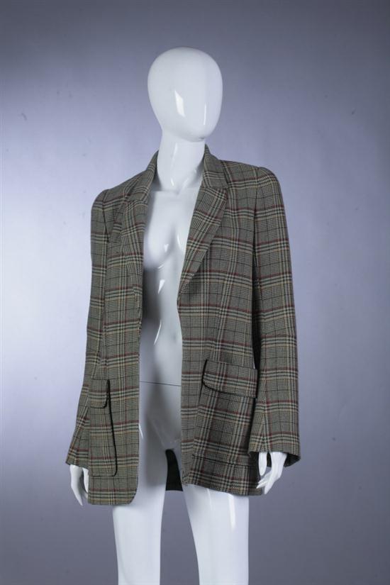 ISABEL MARANT CASHWOOL PLAID JACKET