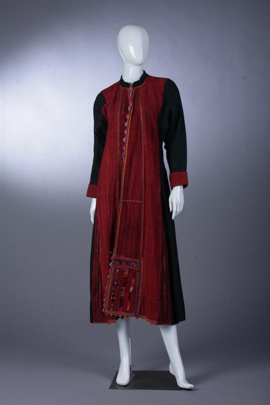 PALESTINIAN EMBROIDERED COAT. Galilee