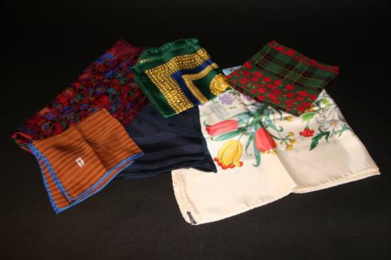 SIX DESIGNER SCARVES Including 16d8db