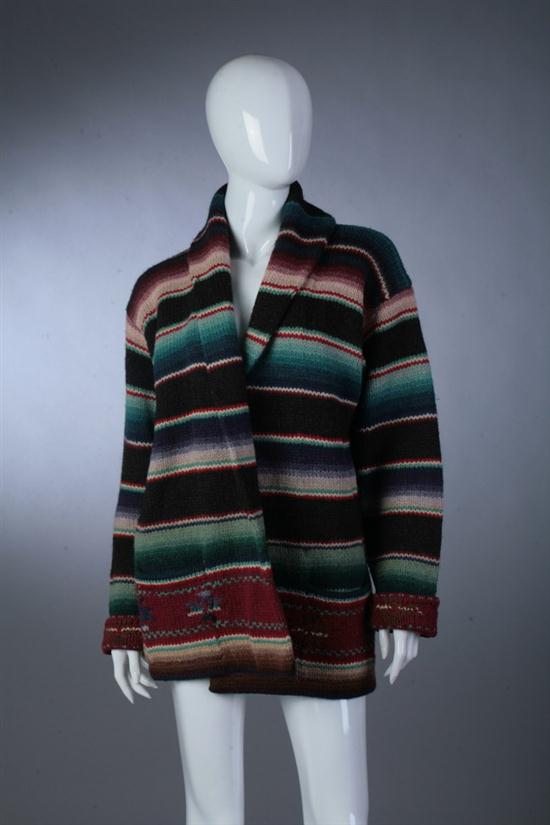 RALPH LAUREN WOOL SWEATER COAT Size