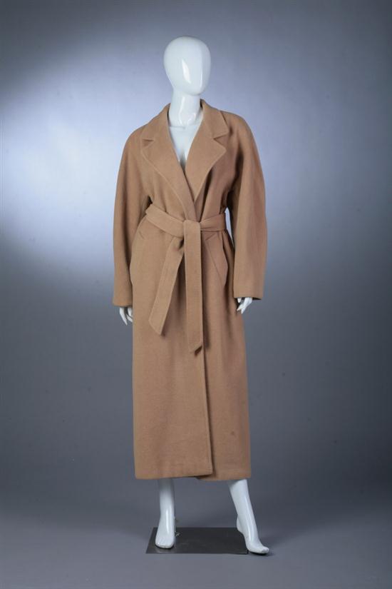 SEARLE CAMEL COLORED WOOL COAT
