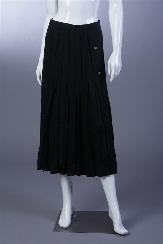 CHANEL HAUTE COUTURE BLACK CHIFFON 16d987