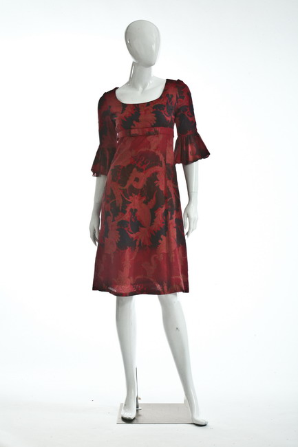 VINTAGE SCHIAPARELLI RED PRINT 16d9a8