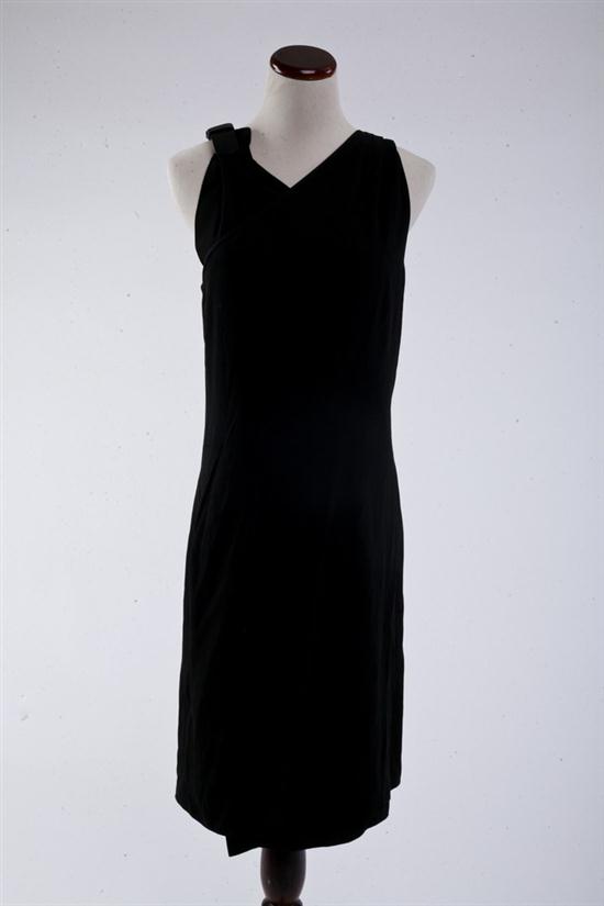 GIVENCHY BLACK WRAP OVER DRESS 16d9fc