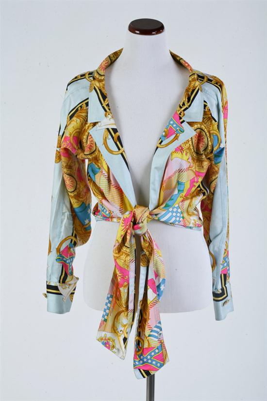 GIANNI VERSACE COUTURE SILK SCARF 16da21