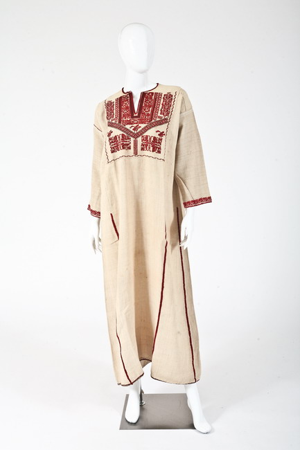 PALESTINIAN EMBROIDERED THOB early 20th