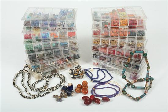 EXTENSIVE COLLECTION LOOSE BEADS. Including