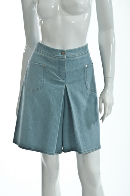 CHANEL DENIM CULOTTE SKIRT Spring