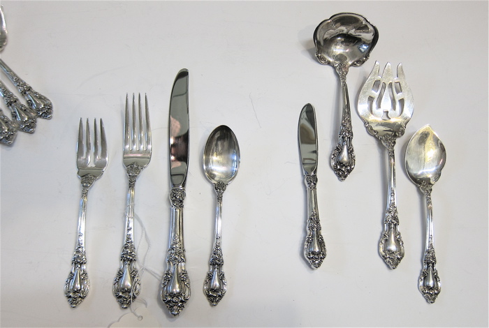 20 PIECE LUNT STERLING SILVER FLATWARE 16daf0