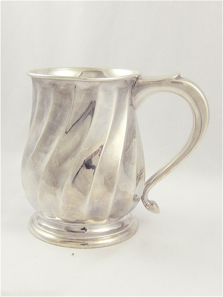 ITALIAN .800 FINE SILVER MUG hallmarked