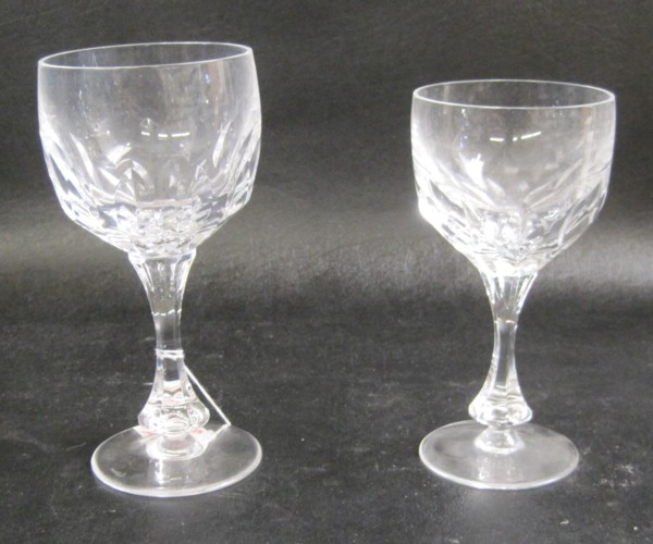 21 PIECE MIKASA CRYSTAL STEMWARE SET