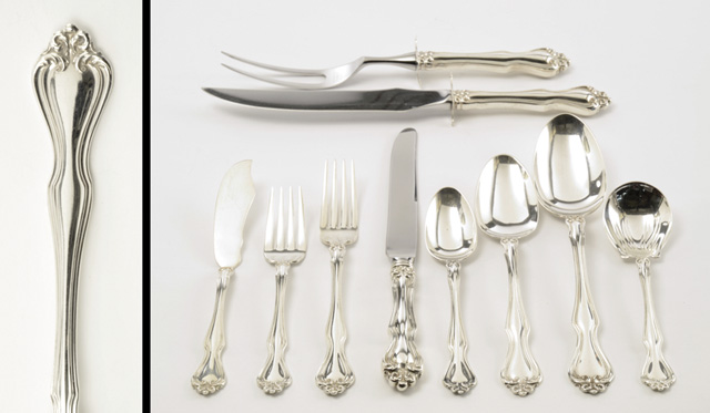 57 PIECE WESTMORLAND STERLING FLATWARE