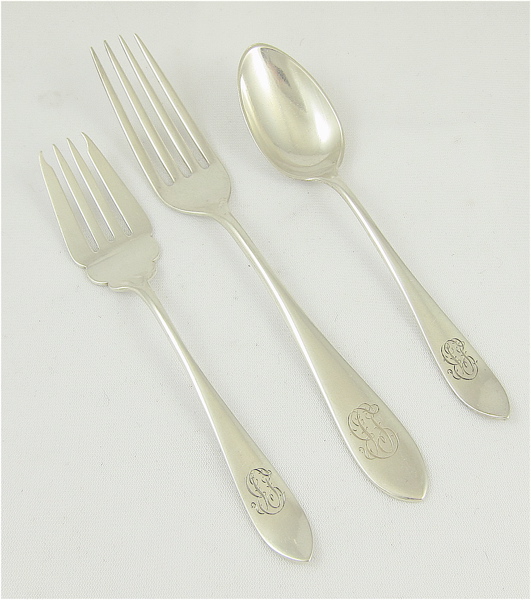 19 PIECE FRANK SMITH STERLING FLATWARE 16db74