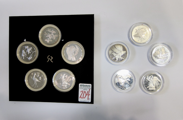 COLLECTION OF 10 FRANKLIN MINT 16db86
