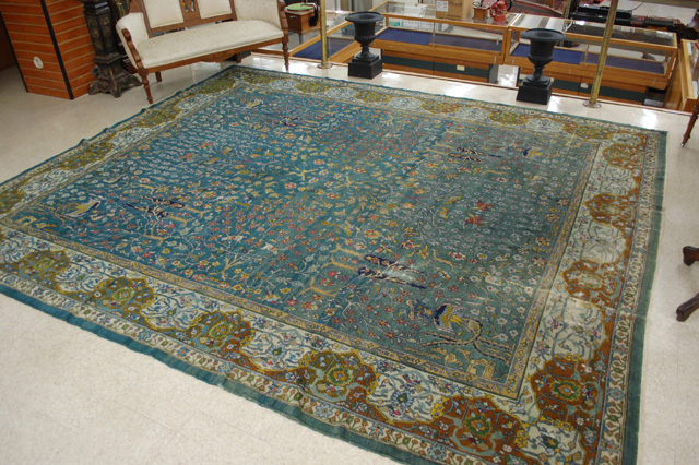 SEMI ANTIQUE PERSIAN CARPET Isfahan 16dba4