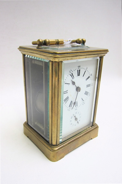 FRENCH CARRIAGE CLOCK in brass 16dbdc