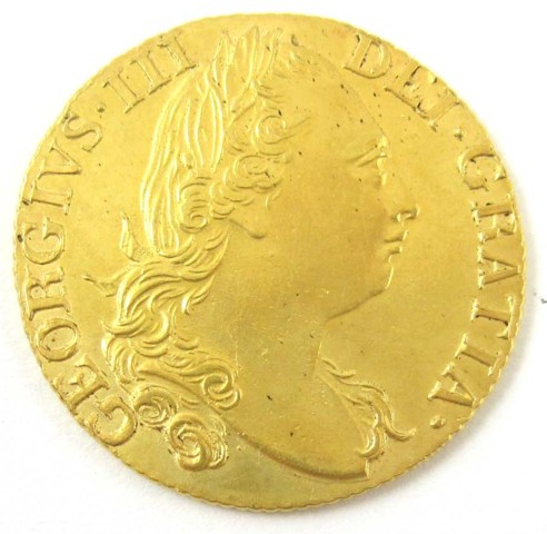 1785 BRITISH GOLD GUINEA George 16dd3a