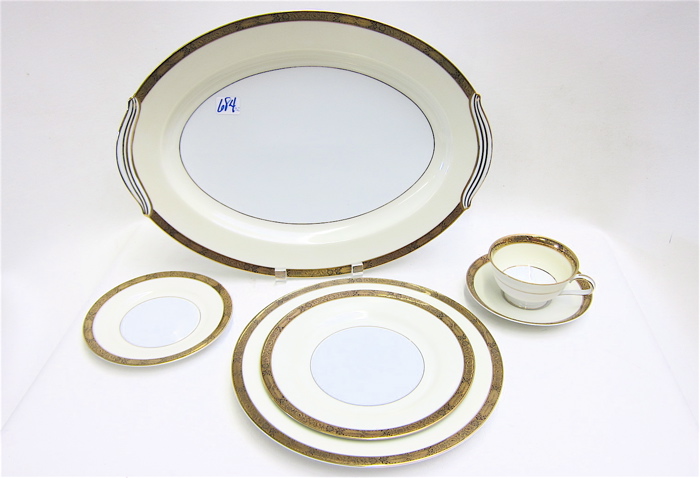 92 PIECE SET NORITAKE CHINA in the Goldkin