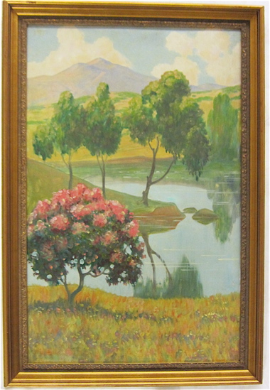 OIL ON WOOD ATTRIBUTED TO BENHARD