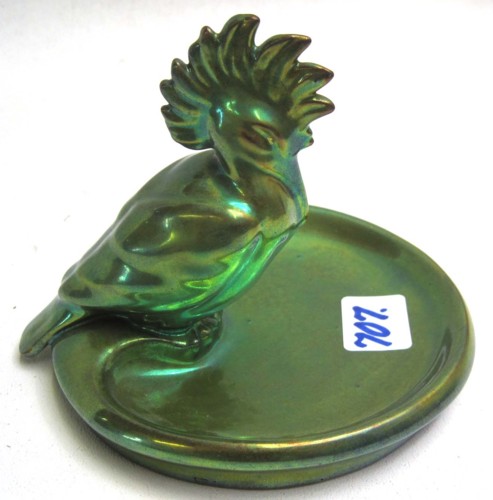 ZSOLNAY HUNGARIAN ART GLASS FIGURAL