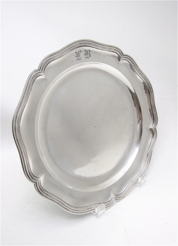 CONTINENTAL SILVER TRAY flower 16dd80