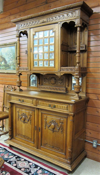 LOUIS XVI STYLE CARVED OAK SIDEBOARD 16dda0