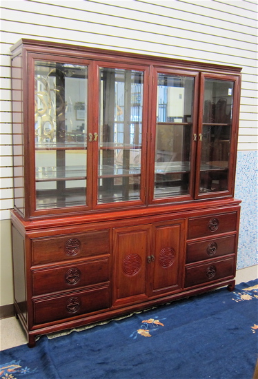 ROSEWOOD CHINA CABINET ON BUFFET