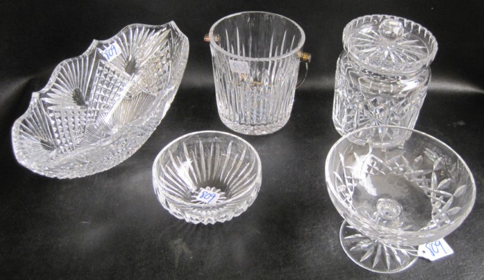 FIVE ASSORTED PIECES WATERFORD 16ddd9