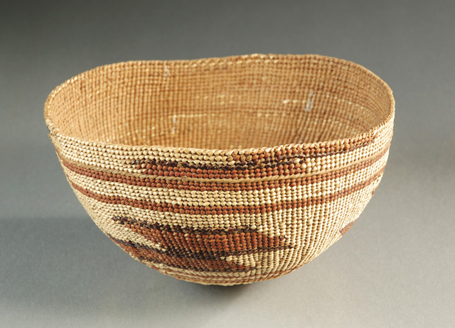 HUPA INDIAN BASKET tightly woven