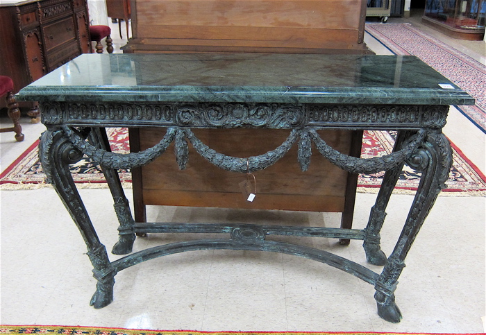 NEOCLASSICAL STYLE MARBLE TOPPED 16de15
