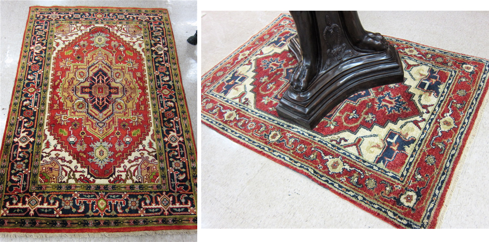 TWO SIMILAR HAND KNOTTED ORIENTAL 16de5a