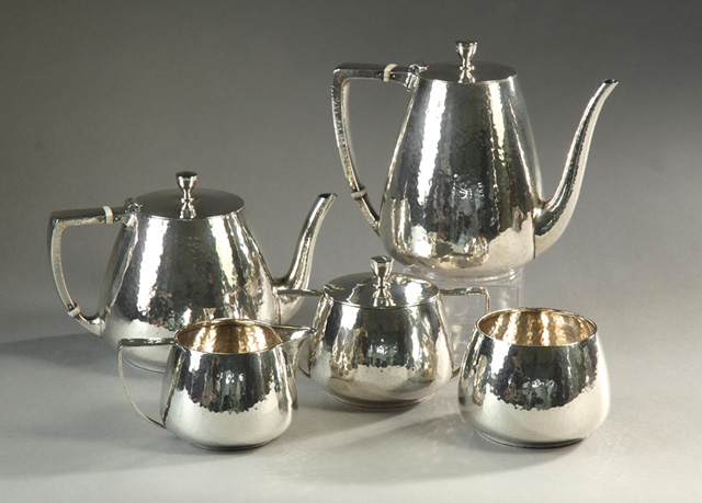 FIVE PIECE SET AMERICAN STERLING 16de96