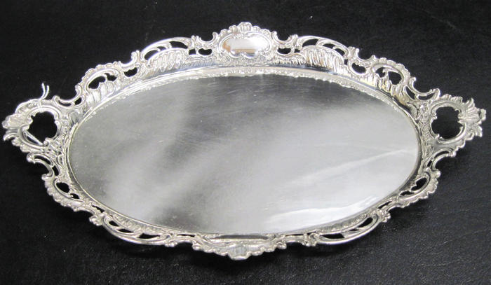 GERMAN STERLING SILVER TRAY double 16df2d