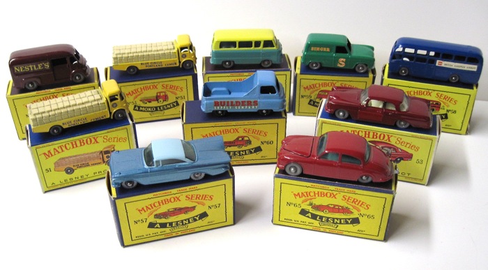 TEN MATCHBOX TOY VEHICLES including