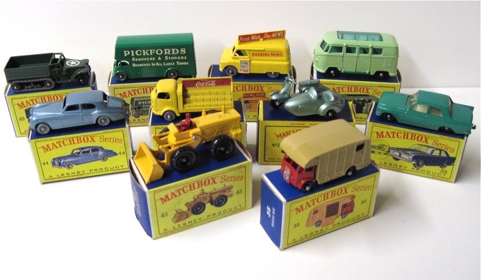 TEN MATCHBOX TOY VEHICLES including 16dfb3