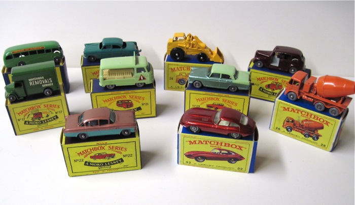 TEN MATCHBOX TOY VEHICLES including