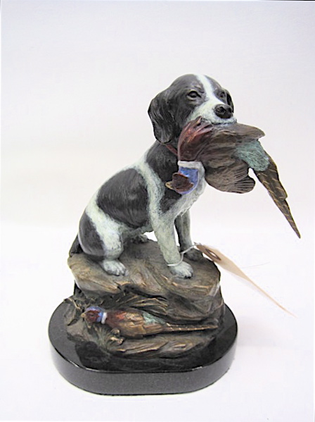 RIP CASWELL POLYCHROME BRONZE SCULPTURE 16dfbc