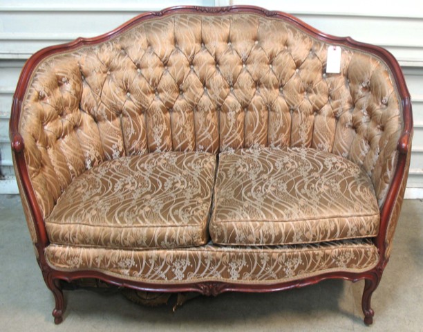 LOUIS XV STYLE SETTEE American 16dff3