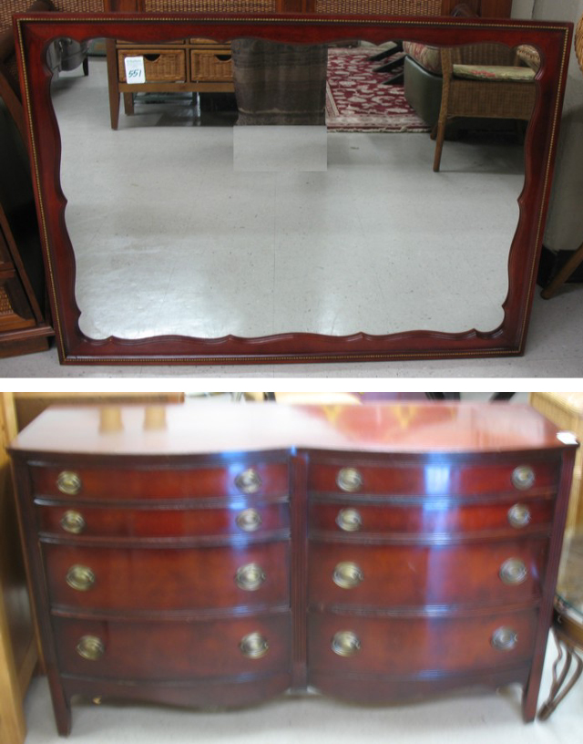 FEDERAL STYLE MAHOGANY DRESSER WITH