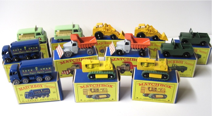 TEN MATCHBOX TOY VEHICLES including