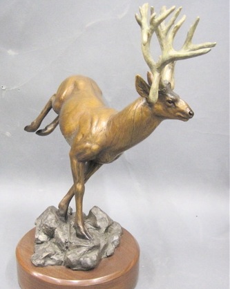 RIP CASWELL ORIGINAL BRONZE WILDLIFE 16e066