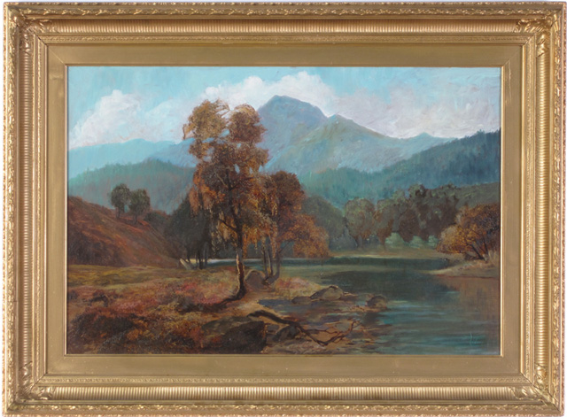 CLARENCE HENRY ROE OIL ON CANVAS