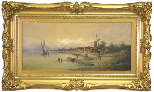 OTTO WITTE OIL ON CANVAS Dutch 16e0d1