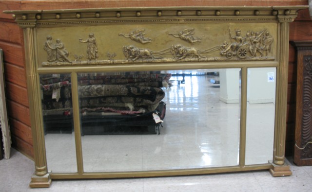 AN EMPIRE GILTWOOD AND GESSO OVER 16e0dd