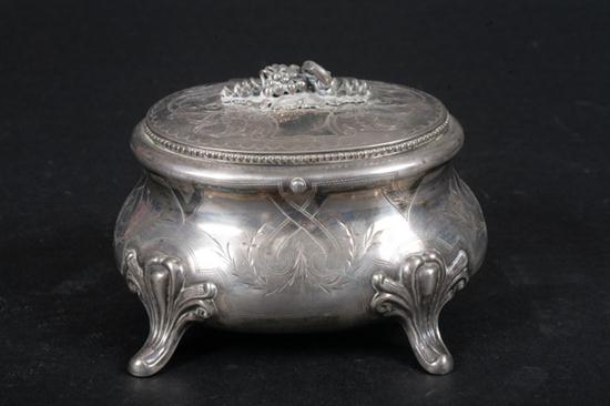 RUSSIAN SILVER BOX OC assay mark