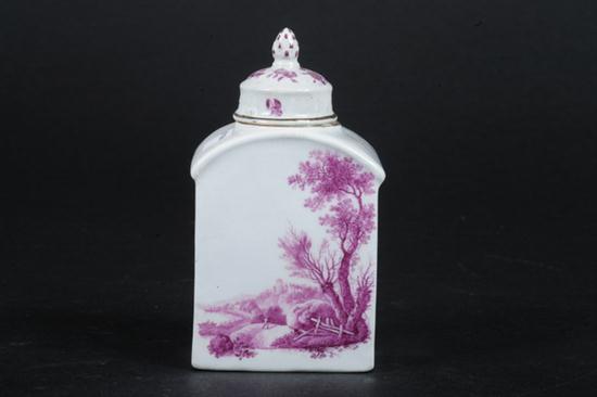 MEISSEN PORCELAIN TEA CADDY Circa