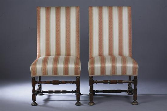 PAIR BAROQUE STYLE MAHOGANY HALL 16e1f3