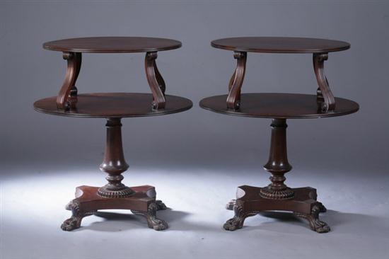 PAIR WILLIAM IV STYLE MAHOGANY 16e207