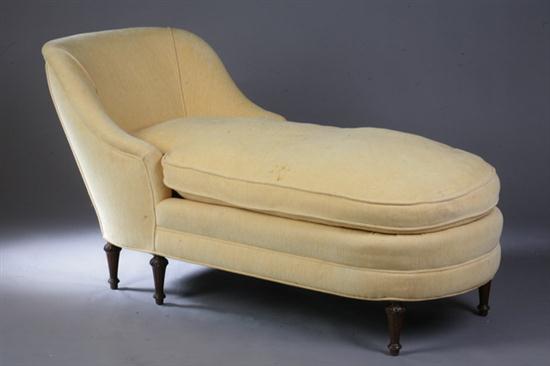 LOUIS XVI STYLE MAHOGANY CHAISE